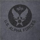 Футболка U.S. Alpha Forces (Color) Alpha Industries gray 2XL - Фото 4