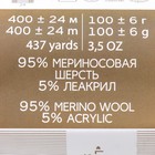 Пряжа "Австралийский меринос" 95%мер.шерсть,5% акрил объёмный400м/100гр (189-Ярко-оранжевый) - фото 8297629