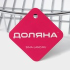 Полка для ванной Доляна, угловая, на присосках, 19×19×5.5 см, хромированная - Фото 5