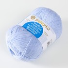 Пряжа для вязания спицами, крючком «Пехорский текстиль. Кроссбред Бразилии», 50% мериносовая шерсть, 50% акрил, 500 м/100 г, (177 голубое небо) - Фото 2