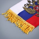 Шарф Россия с надписью и гербом, 130×15 см - Фото 3