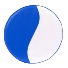 Табурет мягкий «Пуф» порошковое покрытие искра-хром, цвет синий/жемчуг - Фото 2