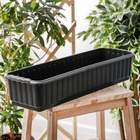 Ящик для цветов без дренажной решетки, 12 л, МИКС 1800506