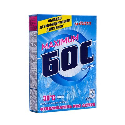 Отбеливатель «Аист Бос-плюс» Maximum, порошок, для тканей, 300 г