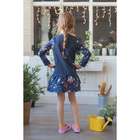 Платье для девочки "Незабудка", рост 98 см (52), цвет тёмно-синий - Фото 5