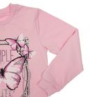 Джемпер для девочки "В тренде", рост 116 см (60), цвет розовый, принт бабочки - Фото 3