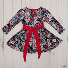 Платье для девочки"Осенний блюз", рост 92 см (50), цвет розовый/фуксия - Фото 2