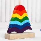 Пирамидка «Ёлка», 8 деталей - Фото 1