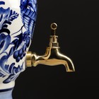 Самовар электрический с заварником "Гжель", в наборе: самовар 4 л и чайник 0,5 л - Фото 5