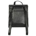 Рюкзак-сумка женский, 1 отдел, 2 наружных кармана, чёрный - Фото 3