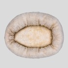 Лежанка меховая "Уют", 50 х 42 х 11 см, молочный - Фото 7