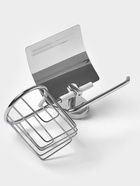 Держатель для туалетной бумаги Stölz «Нео», с подставкой под освежитель воздуха, хромированный - Фото 4