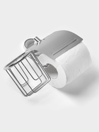 Держатель для туалетной бумаги Stölz «Нео», с подставкой под освежитель воздуха, хромированный - Фото 6