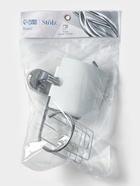 Держатель для туалетной бумаги Stölz «Нео», с подставкой под освежитель воздуха, хромированный - Фото 8