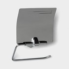 Держатель для туалетной бумаги Stölz «Шарм», с крышкой, хромированный - Фото 3