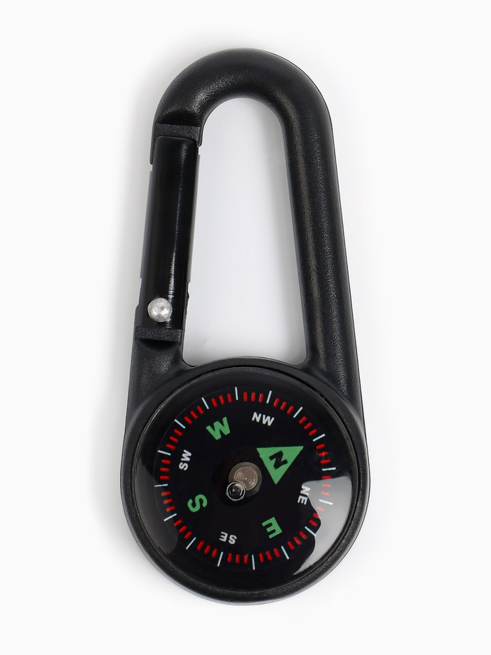 Компас Maclay 2603, с карабином, d=3 см, МИКС - Фото 1