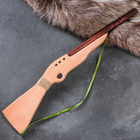 Сувенирное деревянное оружие "Ружьё охотничье", массив бука - Фото 1