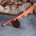 Сувенирное деревянное оружие "Автомат ППШ", 51 см, массив бука - фото 8646895