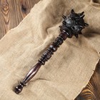 Сувенирное оружие "Булава резная с шипами", деревянное, 50 см - Фото 2