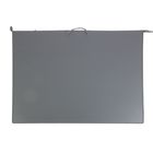 Папка для чертежей и рисунков А1, 900×655×50 мм, с ручками, пластиковая, молния сверху, ПР 4, 0.9 мм, серая - Фото 3