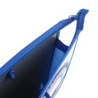 Папка А3 с ручками пластик/текстиль, молния сверху, 420х343х50 мм «Кабриолет синий» - Фото 3