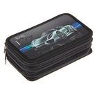 Пенал 3 секции 190 х 110 мм, ПКК 12- 11 "Серебристое авто", конгрев, ламинированный картон - Фото 1