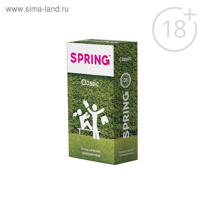 Презервативы SPRING Classic, 9 шт. - Фото 1