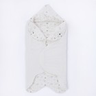 Одеяло конверт трансформер в коляску "Мишка со звёздами",цвет молочный ОКк/14(МсЗ) с/ВИ - Фото 1