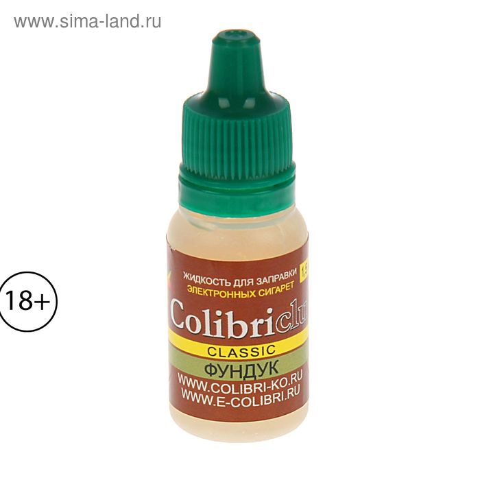 Жидкость для многоразовых ЭИ Colibriclub Classic, фундук, 1,5 мг, 10 мл - Фото 1