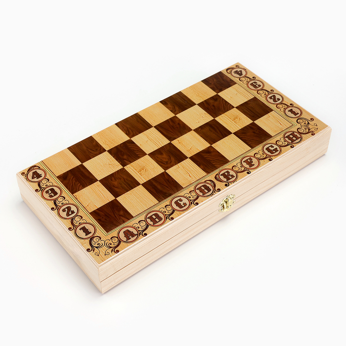 Шахматы турнирные деревянные 40 х 40 см "Дебют", король h-9 см, пешка h-4.5 см - фото 1906831036