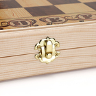 Шахматы деревянные большие "Дебют", настольная игра 40х40 см , король h-9 см, пешка h-4.5 см - фото 4563708