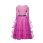Платье для девочки, рост 116 см, цвет розовый - Фото 3
