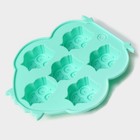 Форма для конфет и шоколада Доляна «Совы», силикон, 12.5×11 см, 6 ячеек (3.3×2.7×1.5 см), МИКС - Фото 4