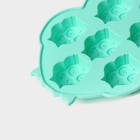 Форма для конфет и шоколада Доляна «Совы», силикон, 12.5×11 см, 6 ячеек (3.3×2.7×1.5 см), МИКС - Фото 5