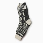 Носки женские шерстяные «Снежинка белая», цвет серый, размер 23 - Фото 3