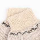 Носки женские шерстяные укороченные «Снегирь на веточке», цвет серый, размер 23 - Фото 2
