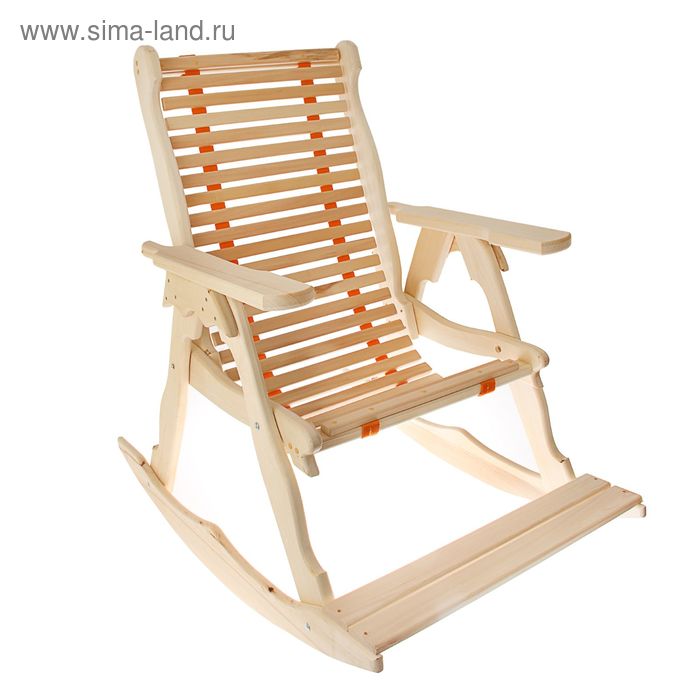 Кресло-качалка на ленте 70х130х120см - Фото 1