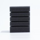 Губка прямоугольная для фильтра турбо № 7, 8×8×10 см, серая - Фото 2