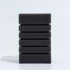 Губка прямоугольная для фильтра турбо № 8, 8×8×12 см, серая - Фото 2