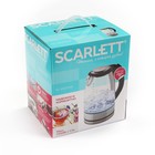 Чайник электрический Scarlett SC-EK27G14, 1.7 л, 2200 Вт, подсветка, серебристый - Фото 6