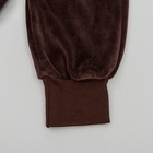 Костюм детский "МИШКА" (кофточка, брюки), рост 62 см, цвет коричневый 518-274В-20/62_М - Фото 5