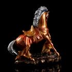 Статуэтка "Конь на дыбах", цвет бронзовый, покрытие лак, гипс, 34х18х36 см, микс - Фото 4