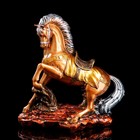 Статуэтка "Конь на дыбах", цвет бронзовый, покрытие лак, гипс, 34х18х36 см, микс - Фото 6