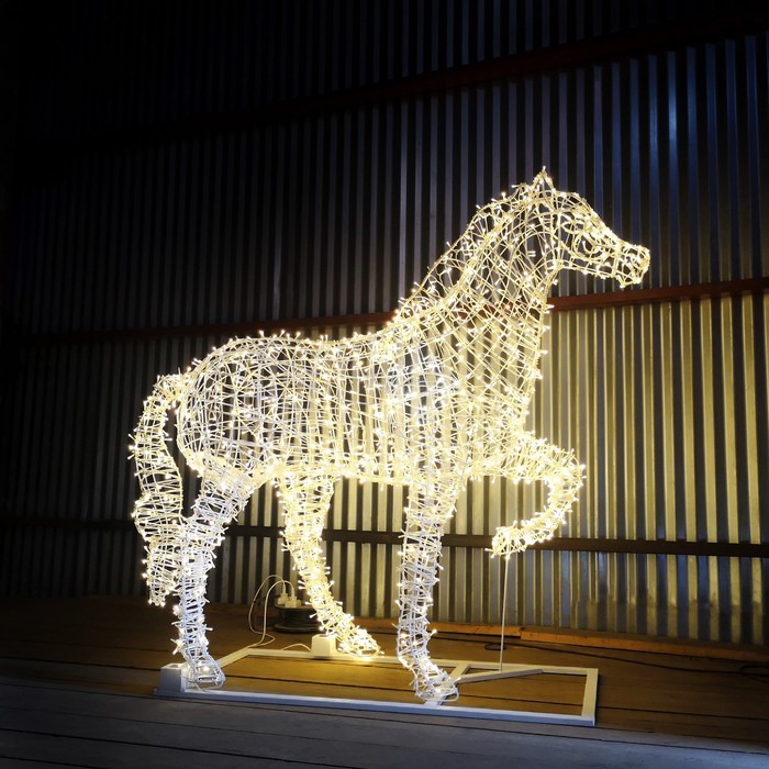 Светодиодная фигура «Лошадь», 150 × 150 × 75 см, 100 Вт, 220 В - Фото 1