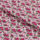 Ткань для пэчворка "Викторианские розы", 50х55см, 146±5г/кв.м, ВР-19, цвет розовый - Фото 1