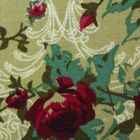 Ткань для пэчворка "Викторианские розы", 50х55см, 146±5г/кв.м, ВР-29, цвет зелёный - Фото 2