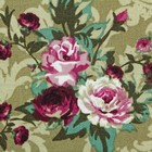 Ткань для пэчворка "Викторианские розы", 50х55см, 146±5г/кв.м, ВР-30, цвет зелёный - Фото 2