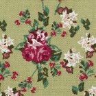 Ткань для пэчворка "Викторианские розы", 50х55см, 146±5г/кв.м, ВР-33, цвет зелёный - Фото 2