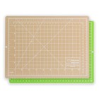 Мат для резки, двусторонний, 30 × 22 см, А4, цвет бежевый, DKD-004 - Фото 3