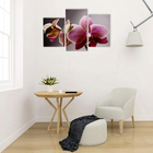 Картина модульная на подрамнике "Крупная орхидея" 99*65 см - Фото 4
